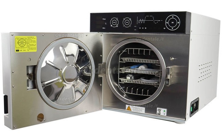 Autoclave per sterilizzazione a vapore dentale SDM 18L/23L Classe B con stampante